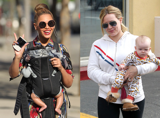 Beyonce, Blue Ivy, Hilary Duff, Luca Beyonce, Blue Ivy, Hilary Duff, Luca
